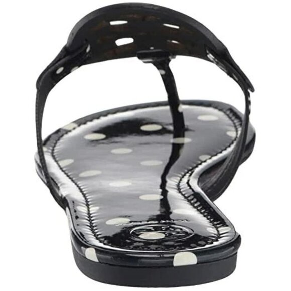 NIB Tory Burch Miller Flip Flop Sandals Shoes NAVY CLASSIC DOT 8, 9.5, 10 - Picture 5 of 10